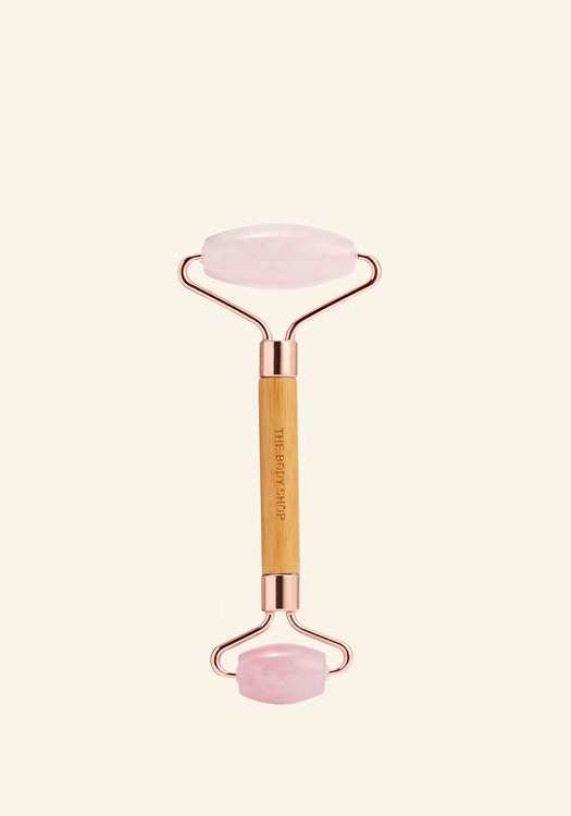 Massajador Facial de Quartzo Rosa