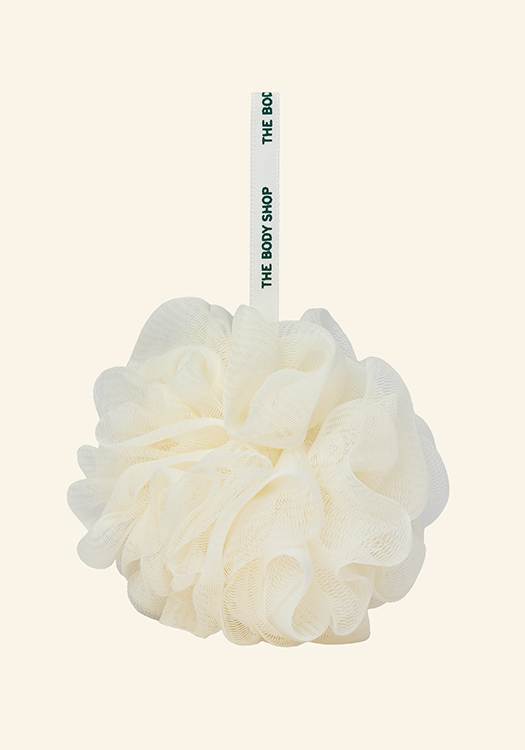 Esponja de Banho Ultrafina Cor Creme