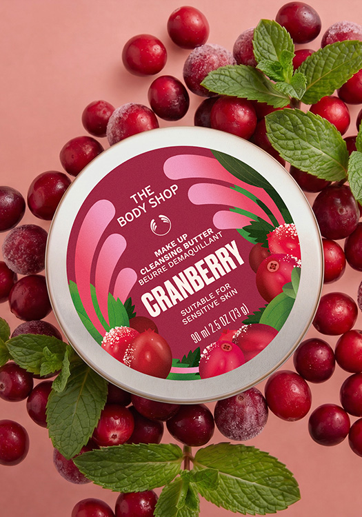 Frosted Cranberry & Mint Leaves Cleansing Butter