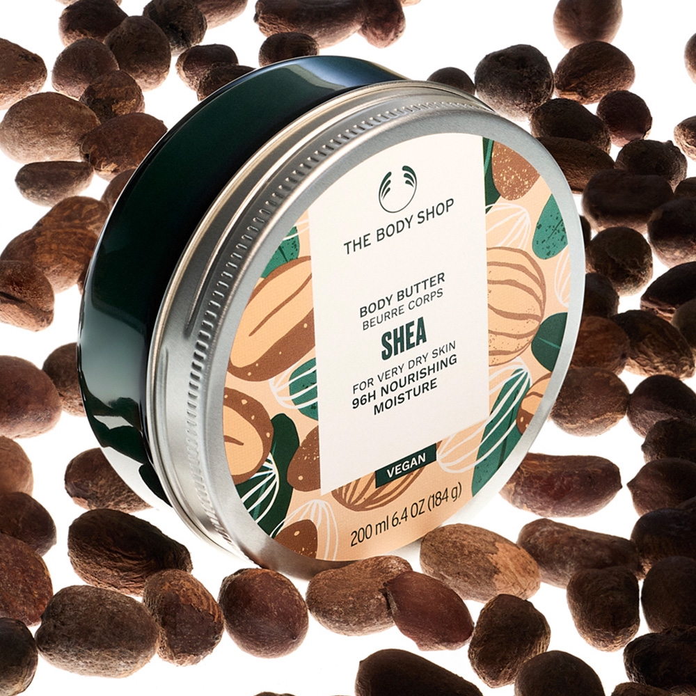 Categoria de produtos da linha shea butter