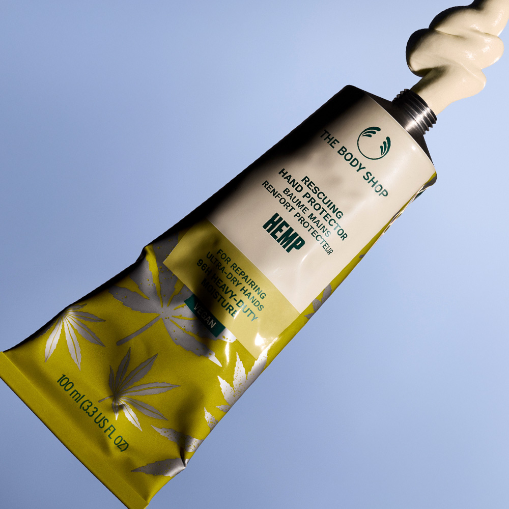 gama de produtos para pele muito seca de hemp