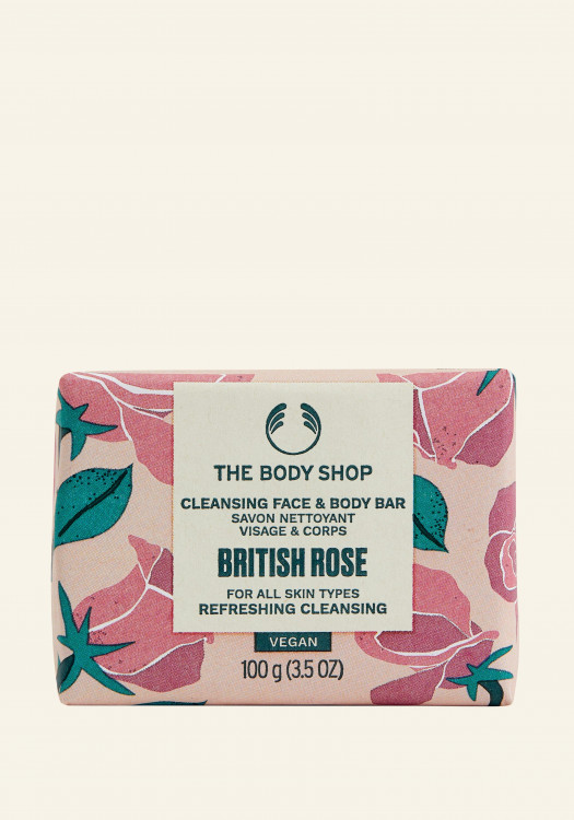 Sabonete Rosto e Corpo British Rose 100 g